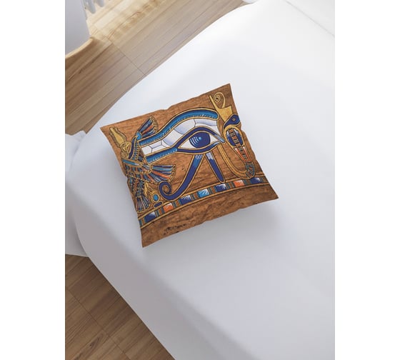 Изображение товара Наволочка декоративная JoyArty на молнии, чехол на подушку Тайны египта 45x45 см sl_9324