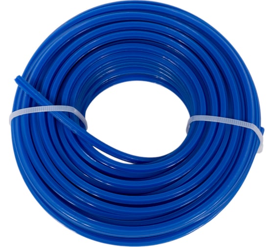 Изображение товара Леска 4.0 мм, шестигранник, голубой, 15 метров ВАРЯГ (5/120) 996073