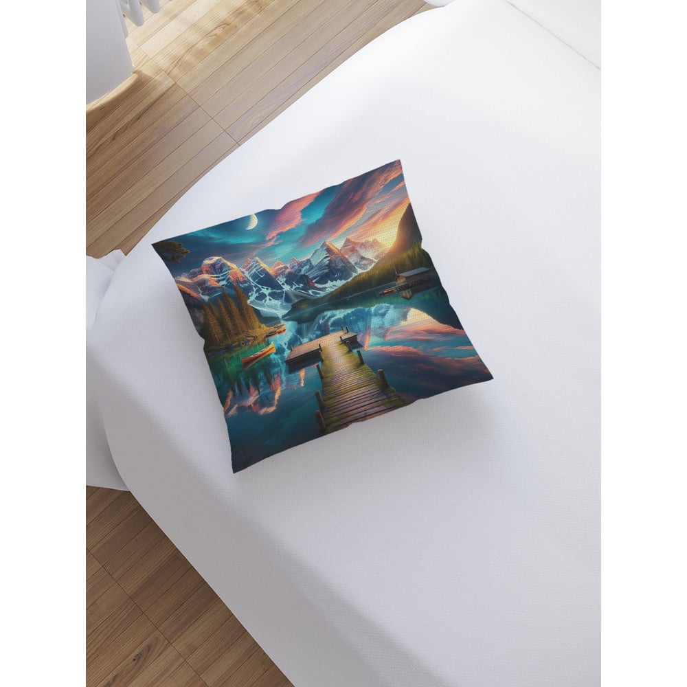 Изображение товара Декоративная наволочка JoyArty на молнии 45х45 см для подушек