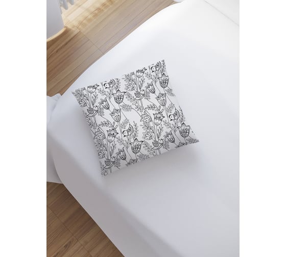 Изображение товара Наволочка декоративная JoyArty на молнии, чехол на подушку Птички невелички 45x45 см sl_27313