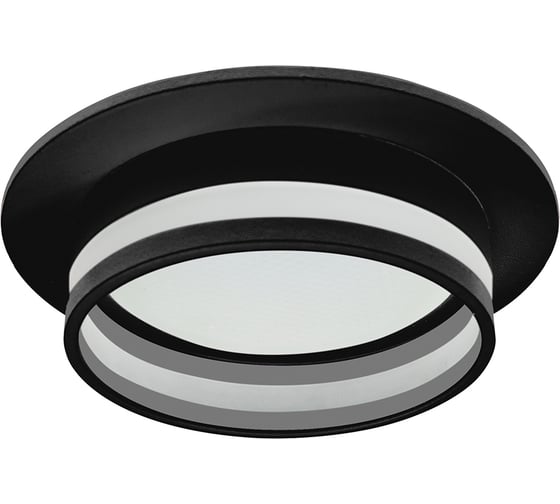 Изображение товара Светильник встраиваемый FERON DL502 LUNA потолочный GX53 черный круг, 51090