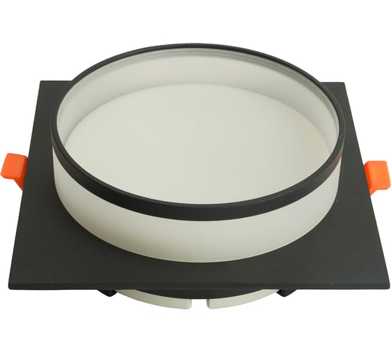 Изображение товара Светильник встраиваемый FERON DL701 потолочный GX70 черный квадрат, 51096