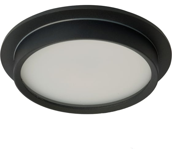 Изображение товара Светильник встраиваемый FERON DL704 потолочный GX70 черный круг IP44, 51106