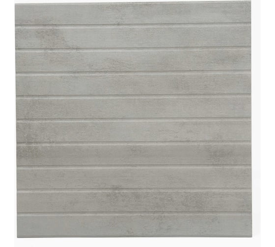 Изображение товара Панели декоративные стеновые из МДФ в ПВХ пленке Paneliavrora Parallels цвет светло-серый 4640174740867