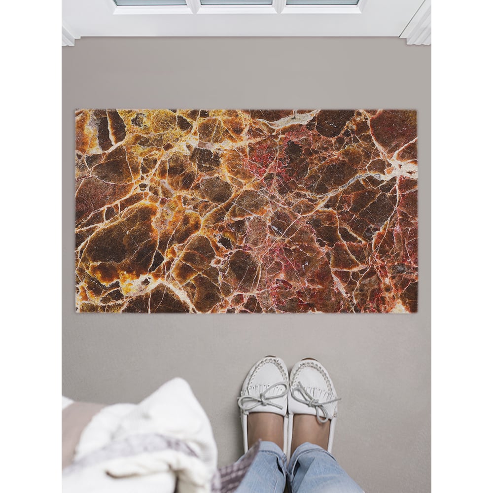 Изображение товара Коврик придверный в прихожую JOYARTY Гранитные трещины 45х75 см