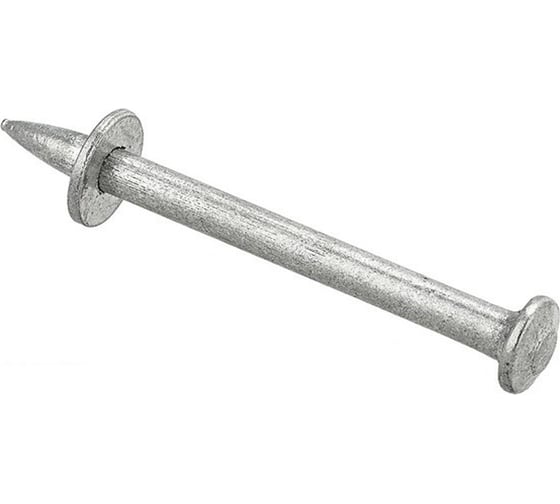 Изображение товара Дюбель-гвозди для монтажного пистолета Стройбат 3,7x40 белый цинк 0,5 кг 042110