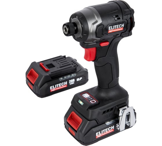 Изображение товара Винтоверт аккумуляторный ударный Elitech CS 2003SL, 20 В, 260 Нм, BL, 2x2 Ач HD 205732