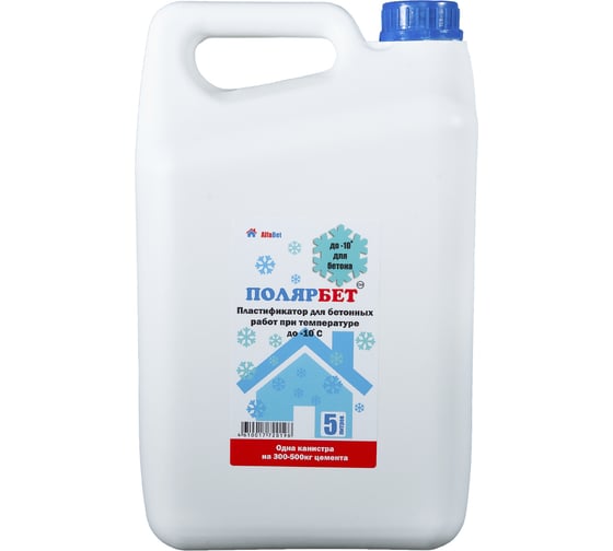 Изображение товара Противоморозная добавка для бетона AlfaBet ПолярБетон 5 л 20196