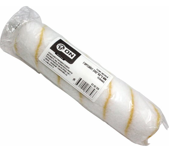 Изображение товара Сменный валик ON желтая полоска, полиамид, 230х48х6 мм 02-02-306