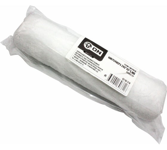 Изображение товара Сменный валик ON МИКРОФИБРА полиэстер 240х40х6мм 02-02-318