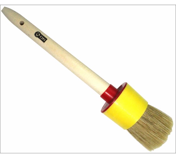 Изображение товара Кисть ON круглая пластиковый корпус натуральная щетина № 14 50мм 02-01-714