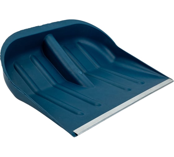 Изображение товара Пластмассовая снеговая лопата с оцинкованной планкой ON 410х360 мм 24-01-015