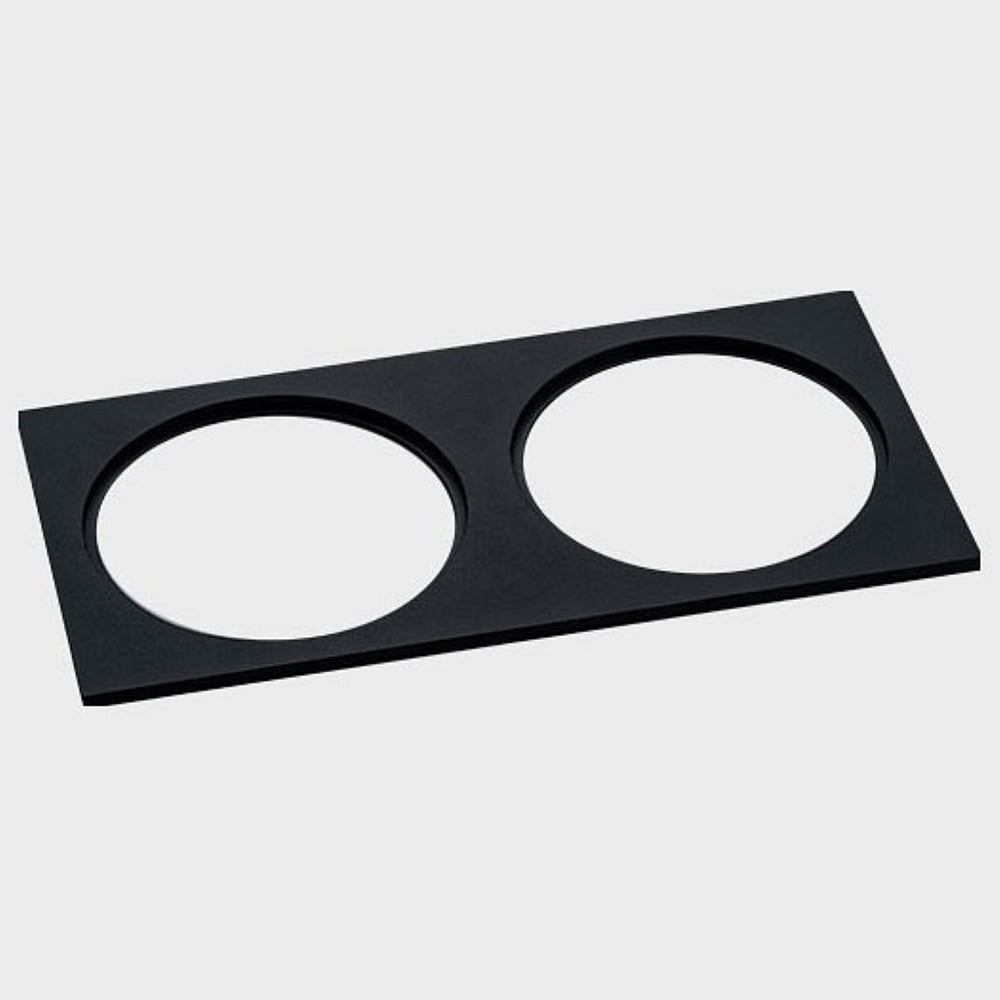 Изображение товара Декоративная рамка Italline IT06-6016 черный металл 200x100 мм современный дизайн