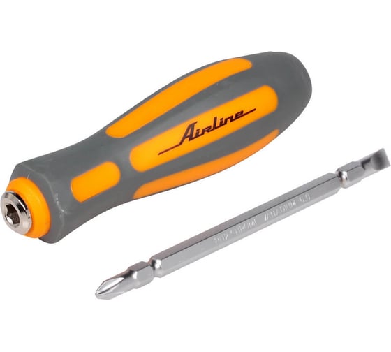 Изображение товара Двухсторонняя отвертка Airline шлицевая SL6 и крестовая PH2 125мм AT-SH-01