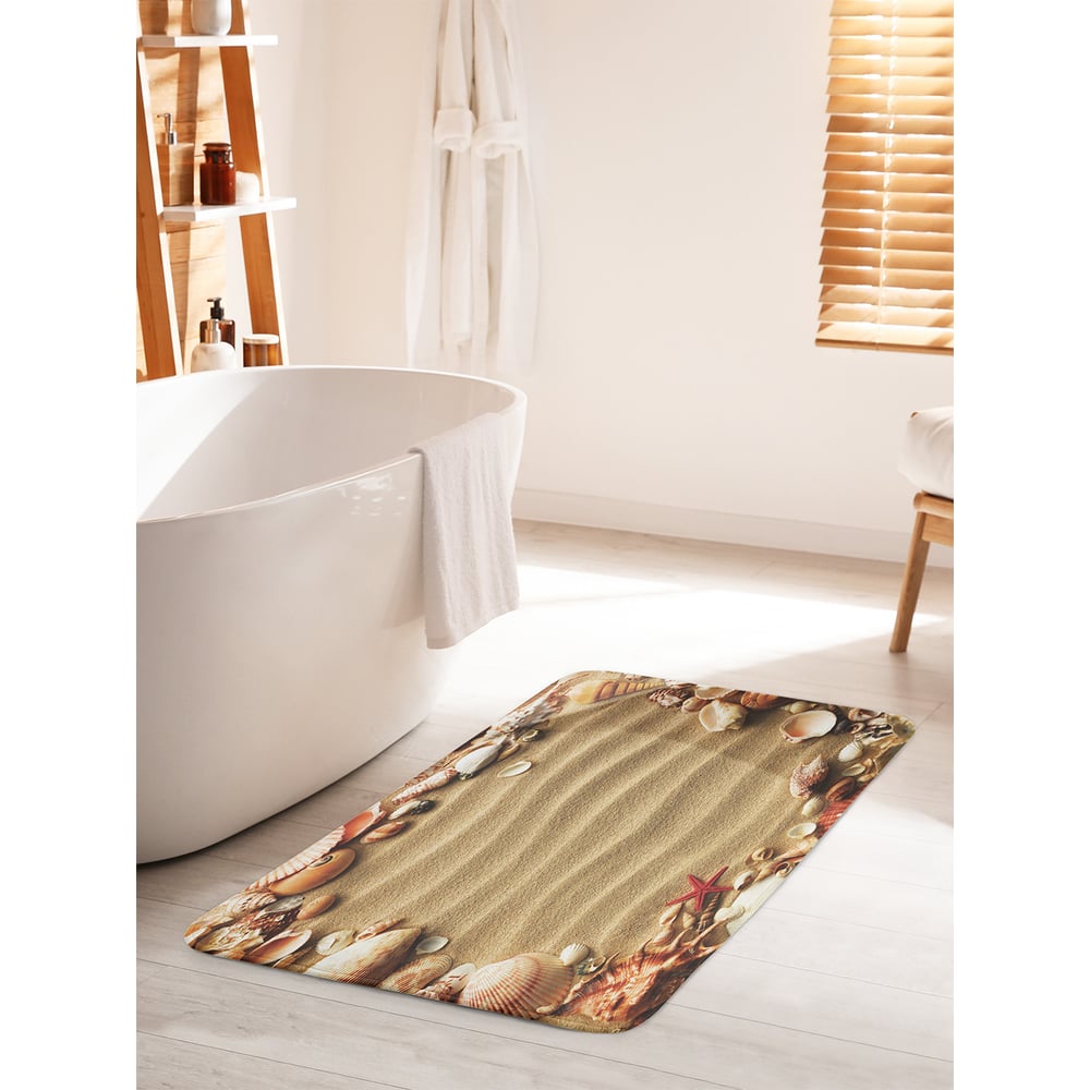 Изображение товара Коврик для ванной комнаты JOYARTY Морская любовь 60x100 см противоскользящий