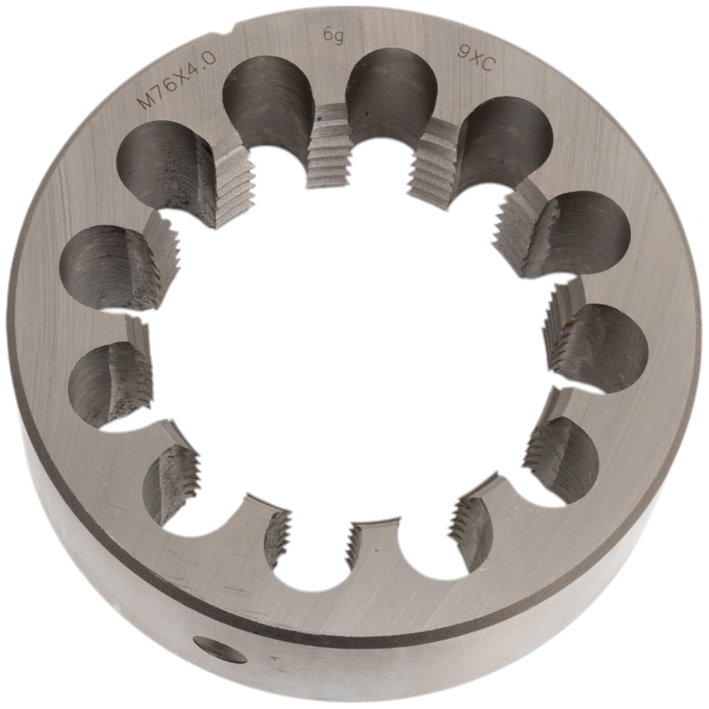 Изображение товара Плашка TORNERI М76x4 Т017589 для метрической внутренней резьбы, сталь 9ХС