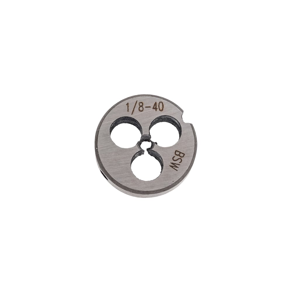 Изображение товара Плашка TORNERI 1/8" 40Н BSW быстрорежущая сталь T019293