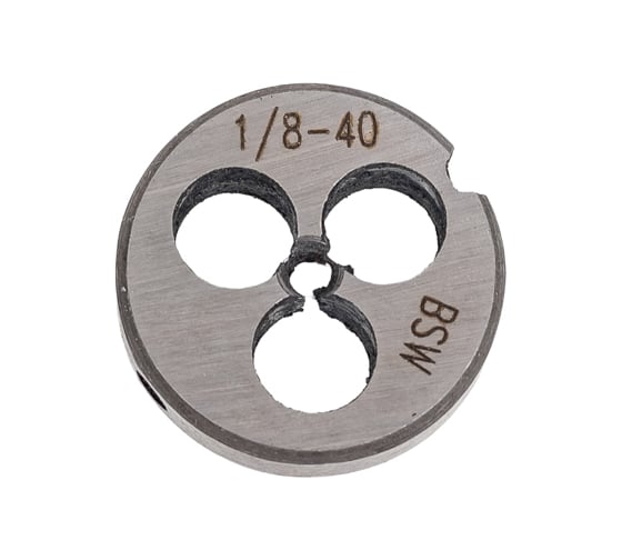 Изображение товара Плашка TORNERI 1/8", 40Н, ВSW, 55 резьба Витворта Т019293