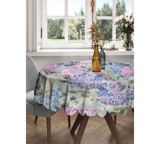 Изображение товара Круглая скатерть на стол JoyArty с принтом 150x150 см rtcf01_22255_150x150