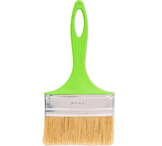 Изображение товара Флейцевая кисть СИБРТЕХ Евро, 100х8 мм, натуральная щетина 83304