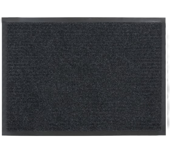 Изображение товара Коврик SUNSTEP влаговпитывающий ребристый 50х80 см, черный 35-043