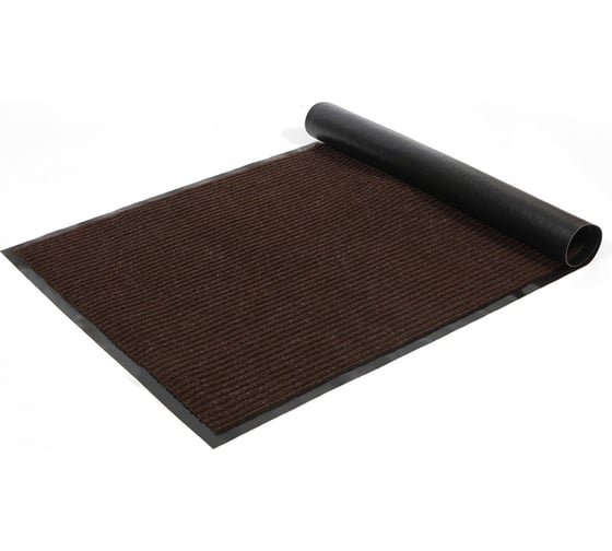 Изображение товара Коврик SUNSTEP влаговпитывающий ребристый 120х250 см, коричневый 35-092