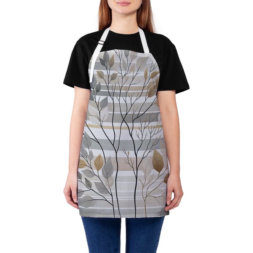 Изображение товара Кухонный фартук JOYARTY "Композиция из веток" универсальный 100% полиэстер