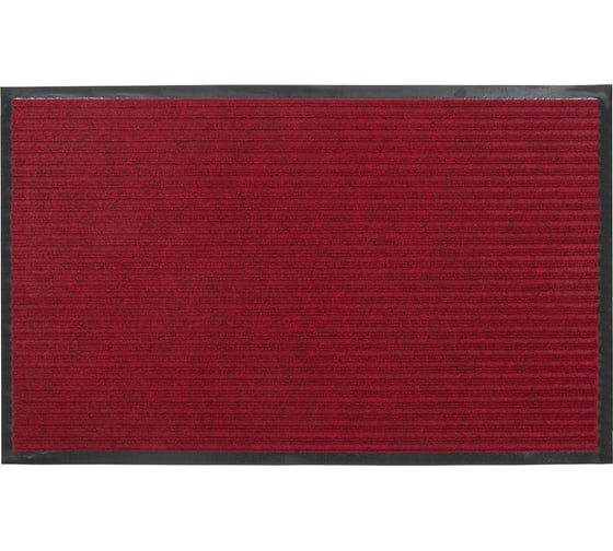 Изображение товара Коврик SUNSTEP влаговпитывающий ребристый 60х90 см, бордовый 35-054