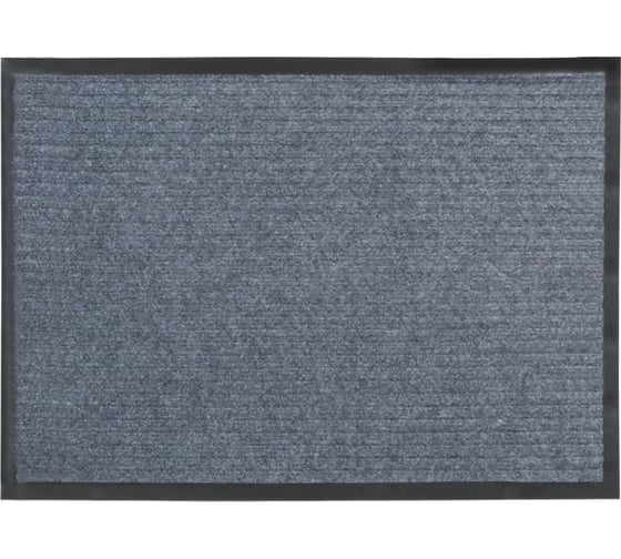 Изображение товара Коврик SUNSTEP влаговпитывающий ребристый 60х90 см, серый 35-051