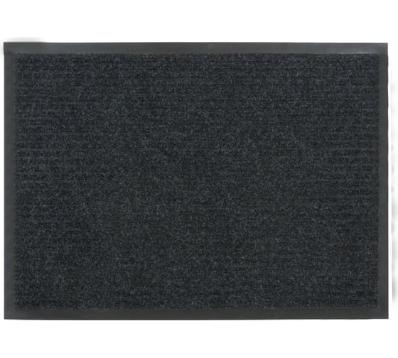 Изображение товара Коврик SUNSTEP влаговпитывающий ребристый 80х120 см, черный 35-063