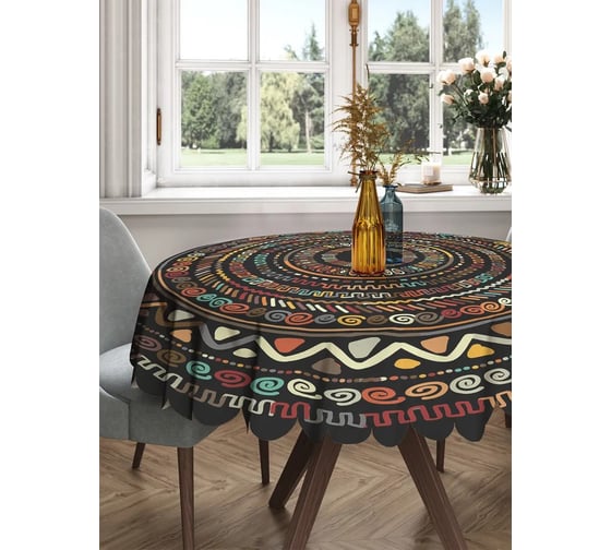 Изображение товара Круглая скатерть на стол JoyArty с принтом 150x150 см rtcf01_414064_150x150