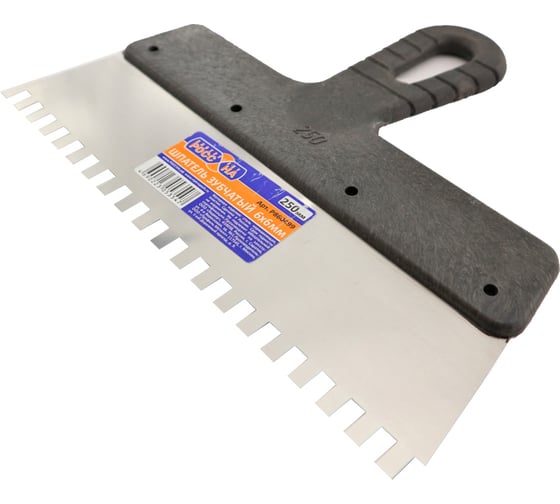 Изображение товара Зубчатый шпатель РОССНА 6х6 мм 250 мм Р860499