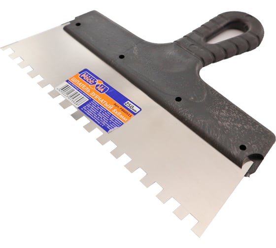 Изображение товара Зубчатый шпатель РОССНА 8х8 мм 250 мм Р860511