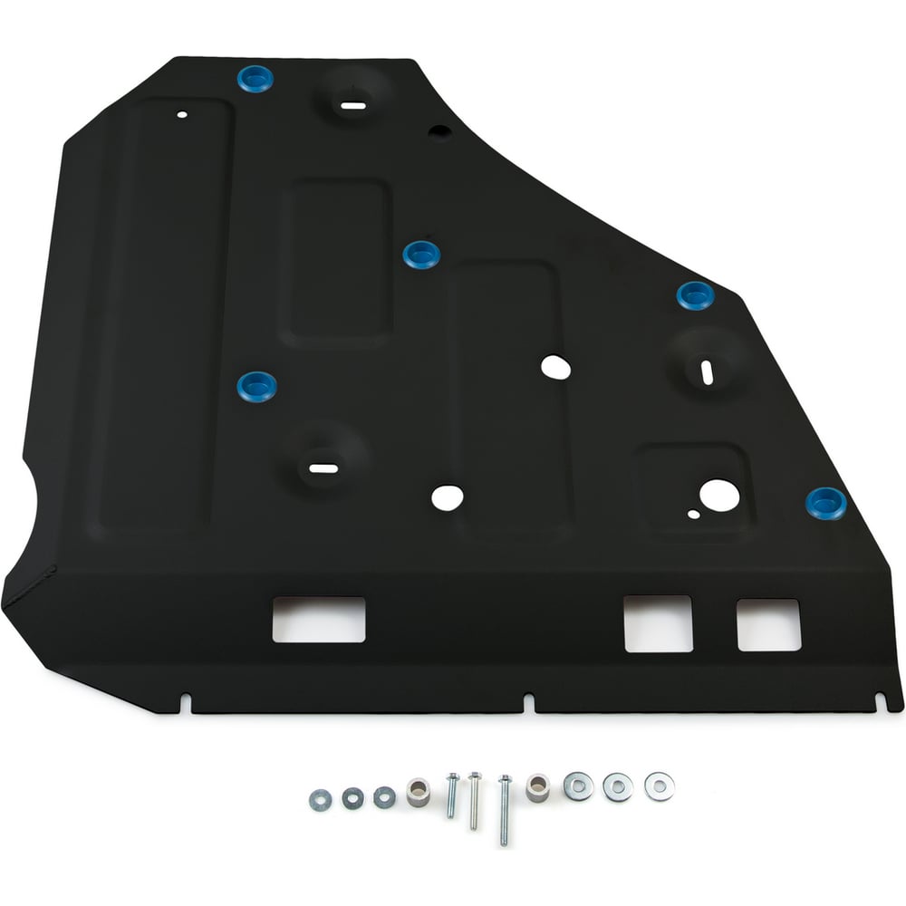 Изображение товара Защита передней кромки АКБ Rival Сталь для Voyah Free 2023 - комплект крепежа