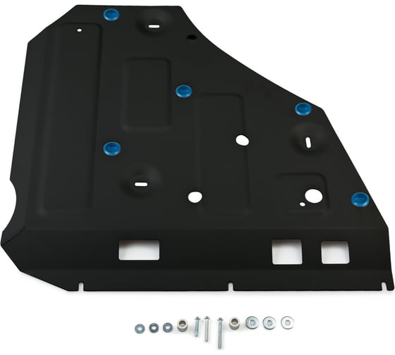 Изображение товара Защита передней кромки АКБ + комплект крепежа Rival Сталь, Voyah Free, гибрид, АКПП, полный, 2023- 111.9310.1