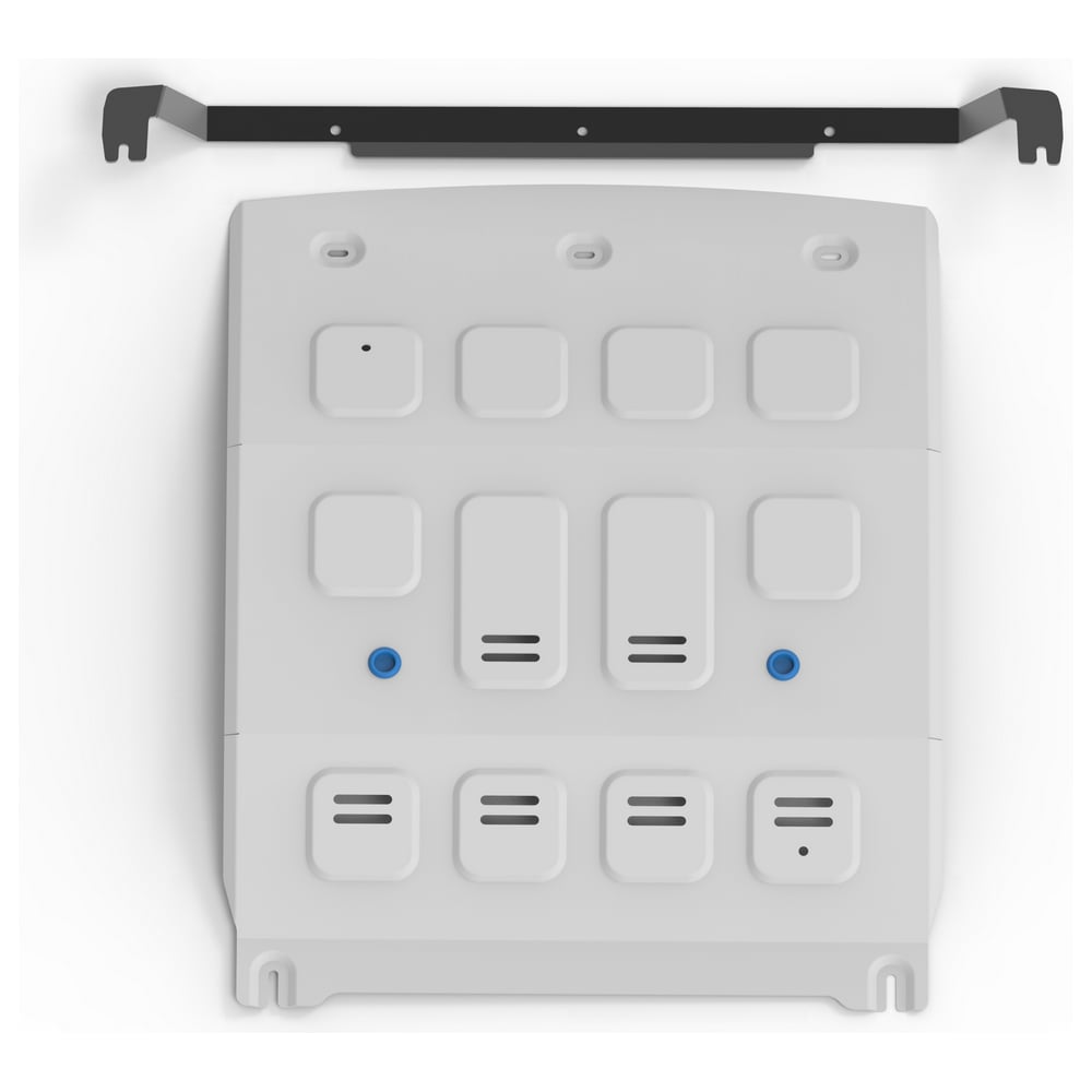 Изображение товара Защита картера + комплект крепежа Rival Алюминий, EXEED VX, V-2,0, робот, полный, 2020-; EXEED TXL, V-2,0, робот, полный, 2020- 333.0942.1