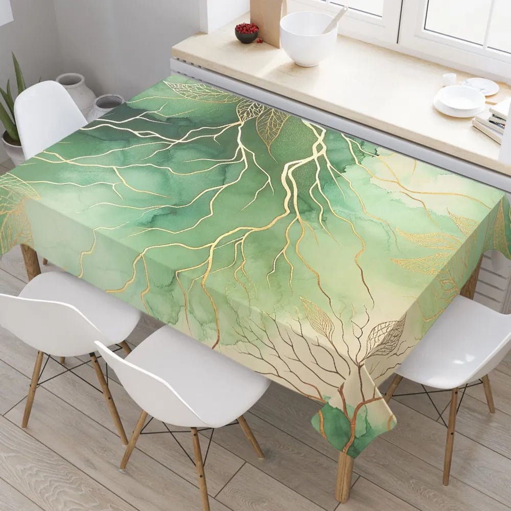 Изображение товара Прямоугольная тканевая скатерть JoyArty Гроза природы 120х145 см