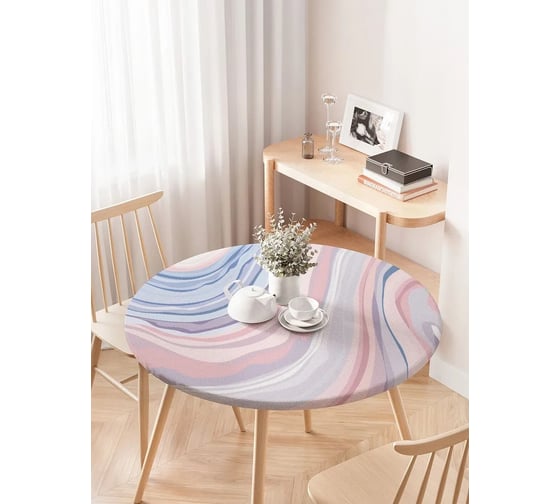 Изображение товара Скатерть на кухонный стол JoyArty Абстракция, круглая на резинке, диаметр 75-100 см frtc_18907_120x120