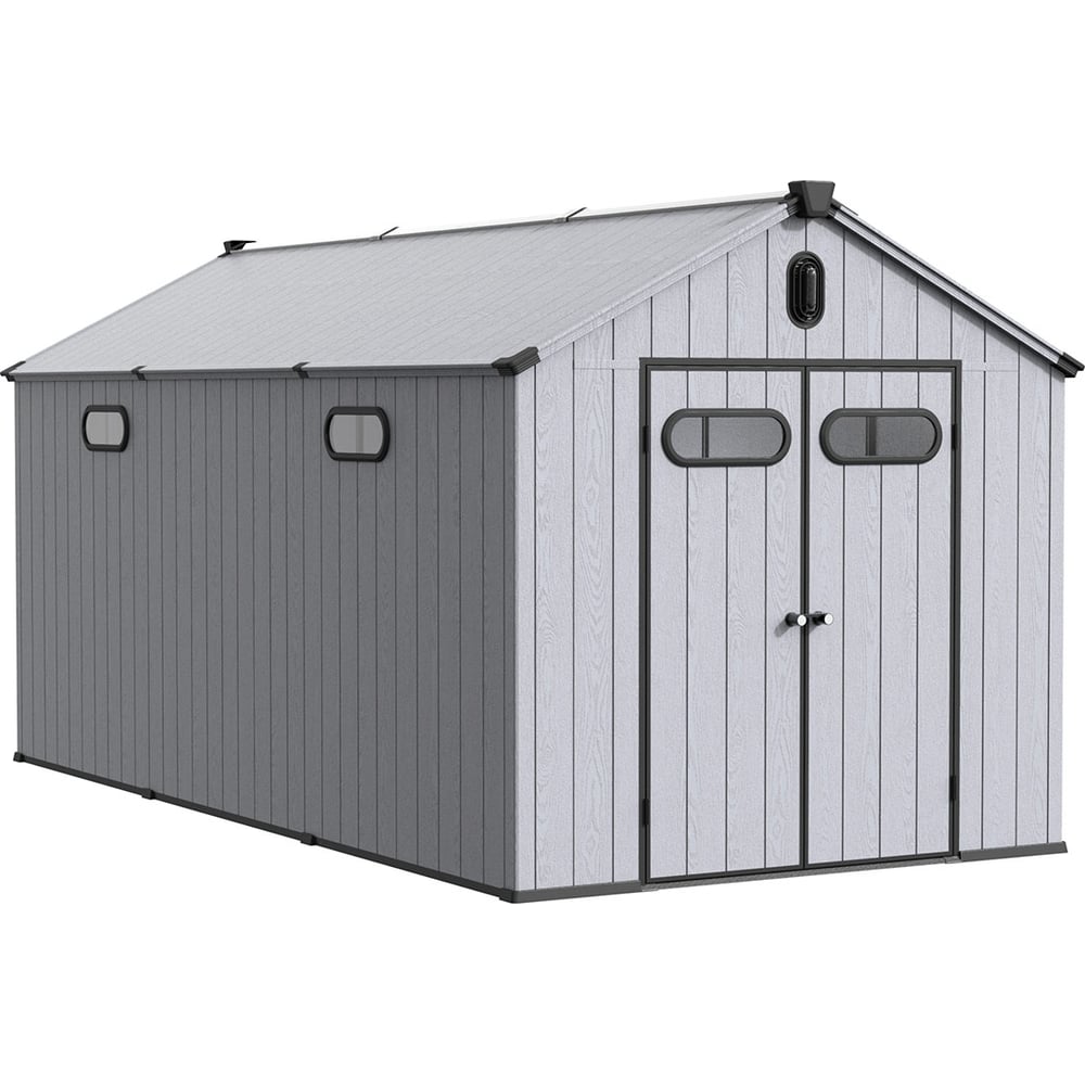 Изображение товара Сарай пластиковый Black Fox Summit 11.5 м2 DBBPA0816H239 Изображение товара Сарай пластиковый Black Fox Summit 11.5 м2 DBBPA0816H239