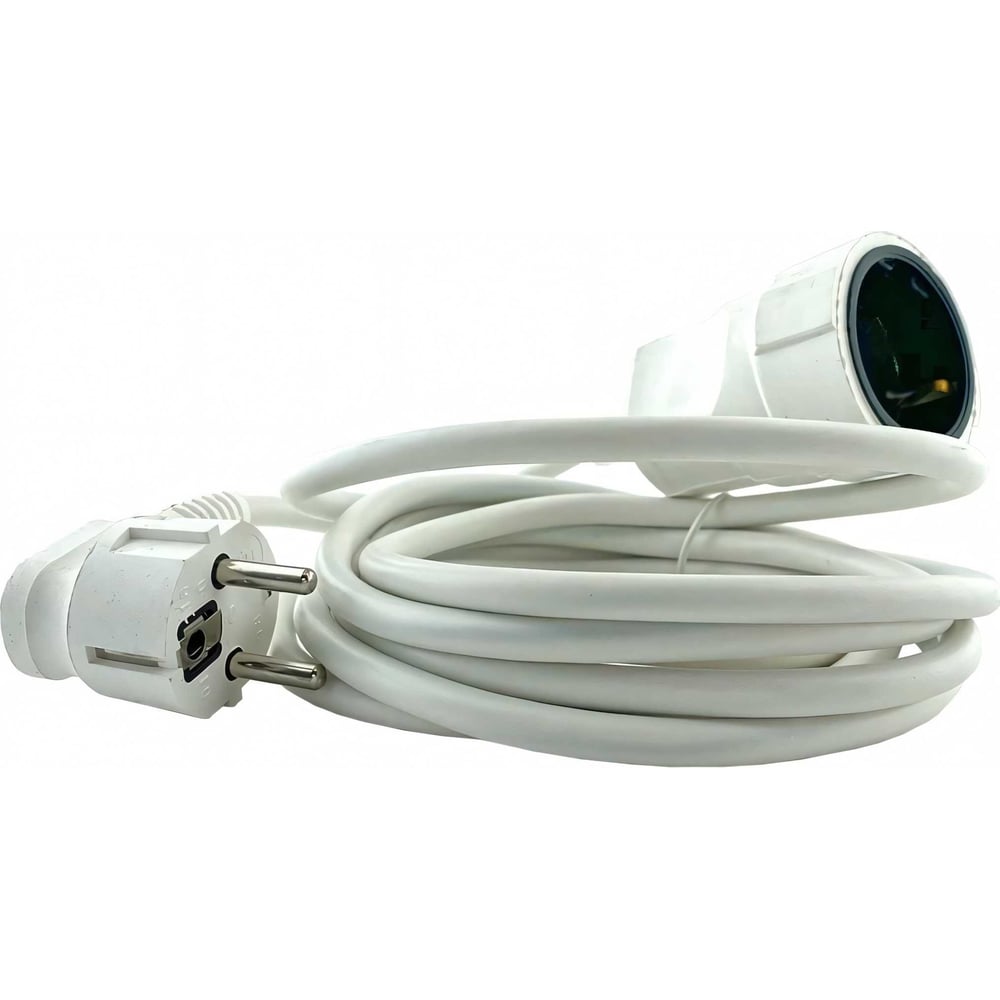 Изображение товара Удлинитель силовой шнур GLANZEN ПВС 2x0,75 3м