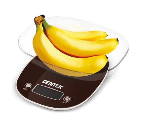 Изображение товара Кухонные весы Centek шоколад электр., max 7кг, шаг 1г, большая съемная чаша, дисплей CT-2456