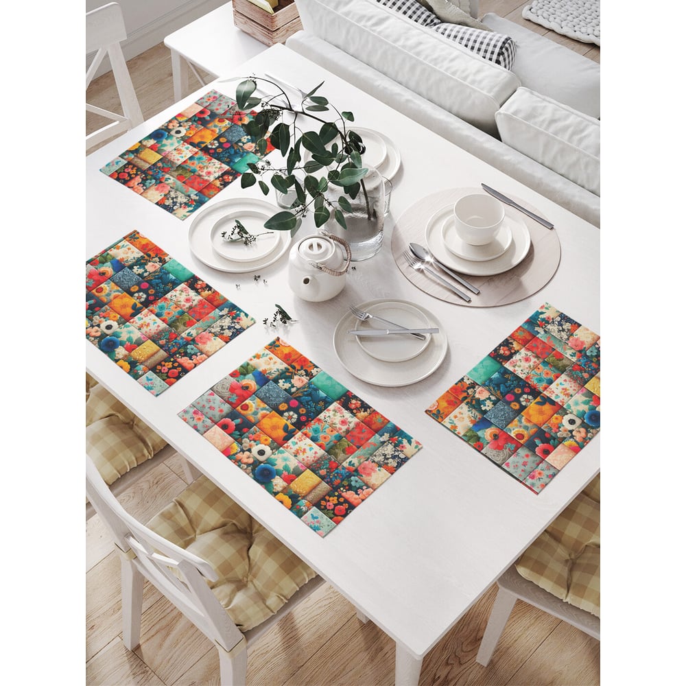 Изображение товара Салфетки на стол для сервировки JoyArty прямоугольные 32x46 см 4 шт