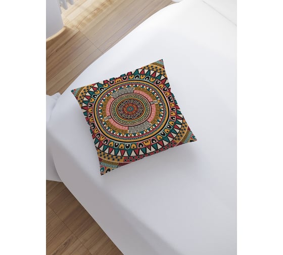 Изображение товара Наволочка декоративная на молнии, чехол на подушку JoyArty "Центр событий” 45x45 см sl_26689