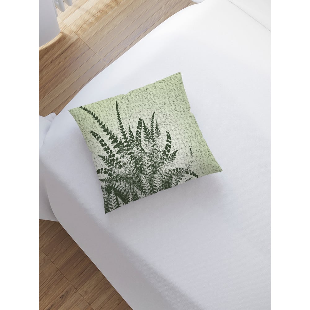 Изображение товара Декоративная наволочка JoyArty Древний папоротник 45х45 см из полиэстера