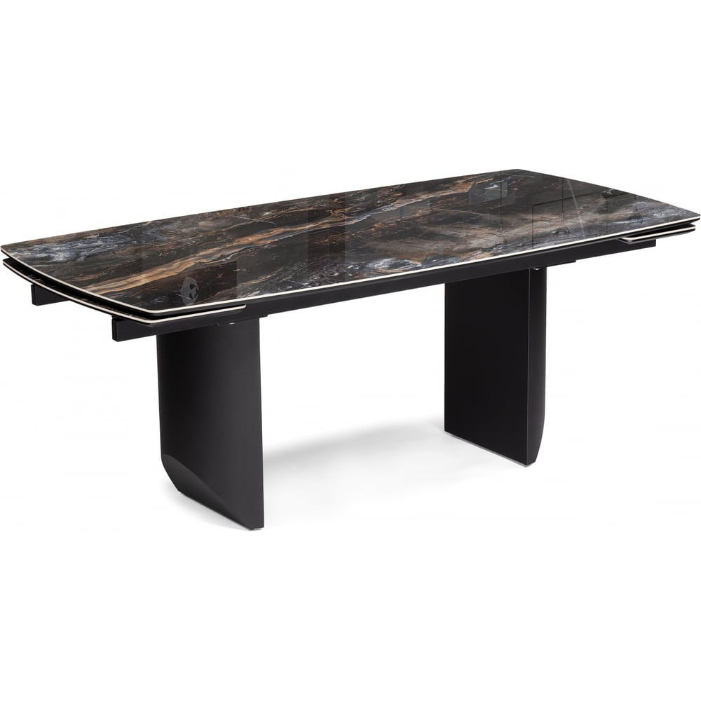 Изображение товара Керамический раздвижной стол Woodville Маре 200(260)x100x77 темно-коричневый