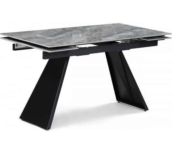 Изображение товара Керамический стол Woodville Хорсборо 140(200)х80x79, оробико / черный 588008