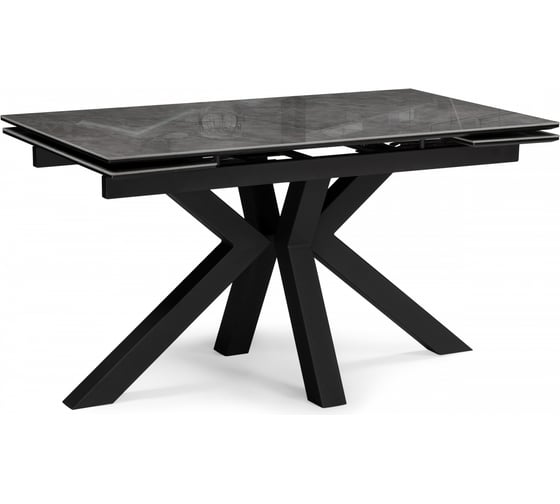 Изображение товара Керамический стол Woodville Бронхольм 140(200)х80x77, baolai / черный 588062