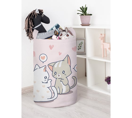 Изображение товара Корзина для хранения игрушек JOYARTY "Признание" 75 л, серия День св.Валентина toba_429257_L