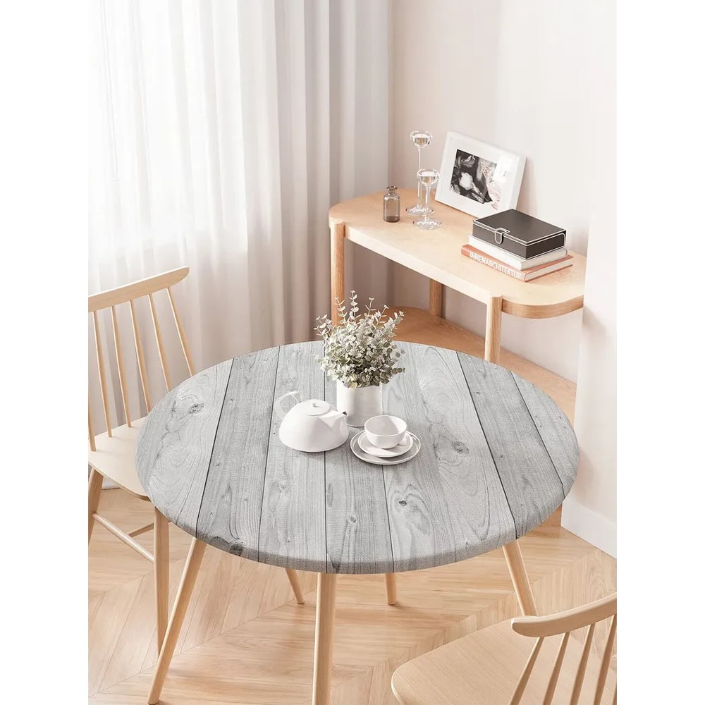 Изображение товара Круглая скатерть JoyArty 75-100 см водоотталкивающая нескользящая полиэстер оксфорд Изображение товара Круглая скатерть JoyArty 75-100 см водоотталкивающая нескользящая полиэстер оксфорд