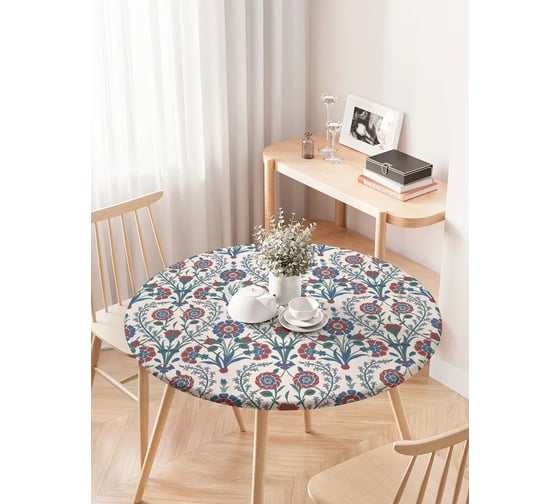 Изображение товара Скатерть на кухонный стол JoyArty Традиционный арабский орнамент, круглая на резинке, диаметр 75-100 см frtc_25298_120x120
